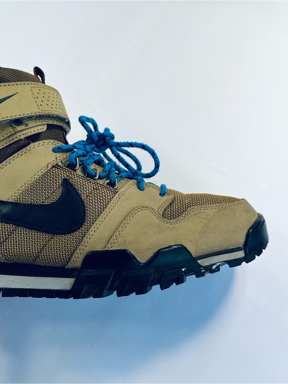 Nike Men’s Olive Green High-Top Trail Sneakers #535836-202 Men’s:10 - Picture 6 of 15